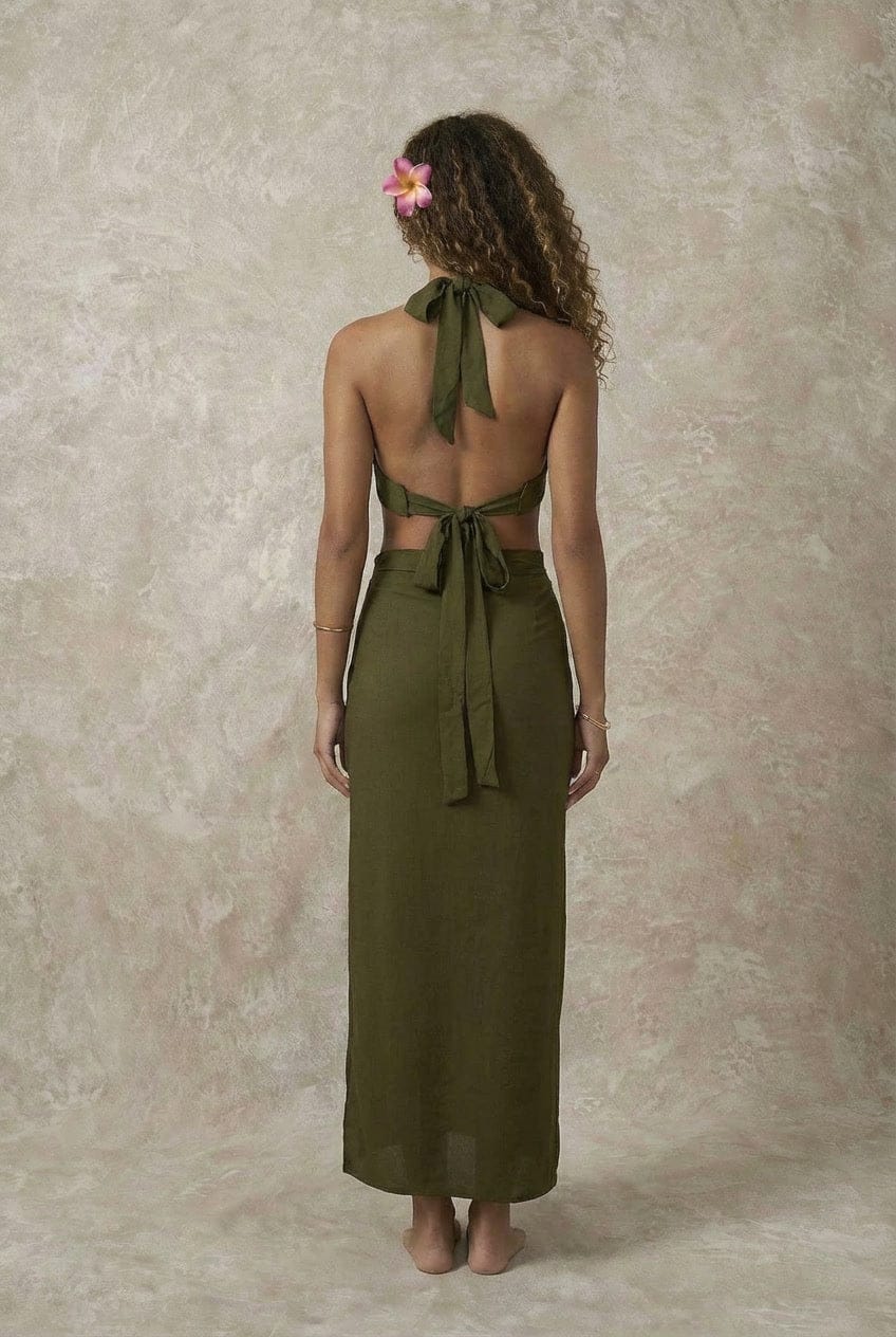 Zahara Top ~ Capulet Olive - Waev Sports