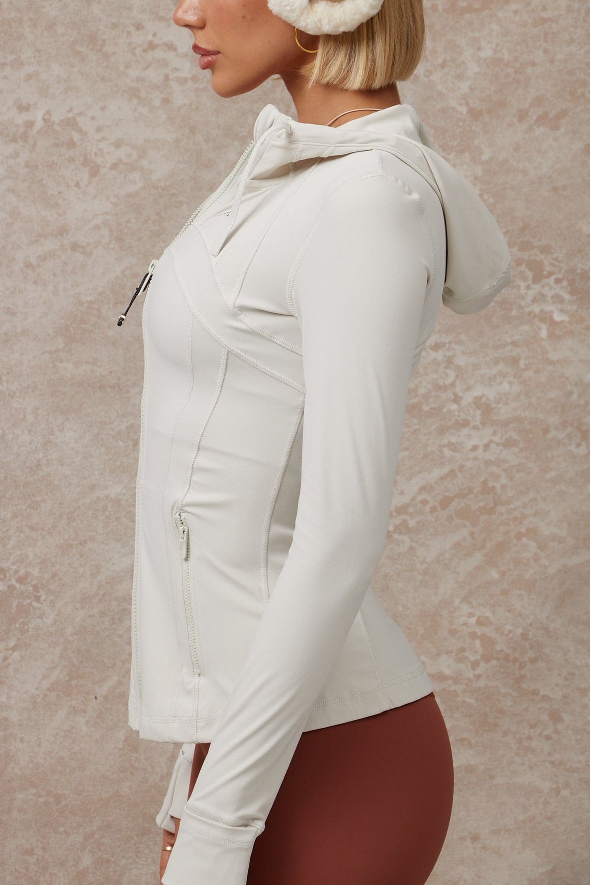 Aura Jacket Ivory - Waev Sports