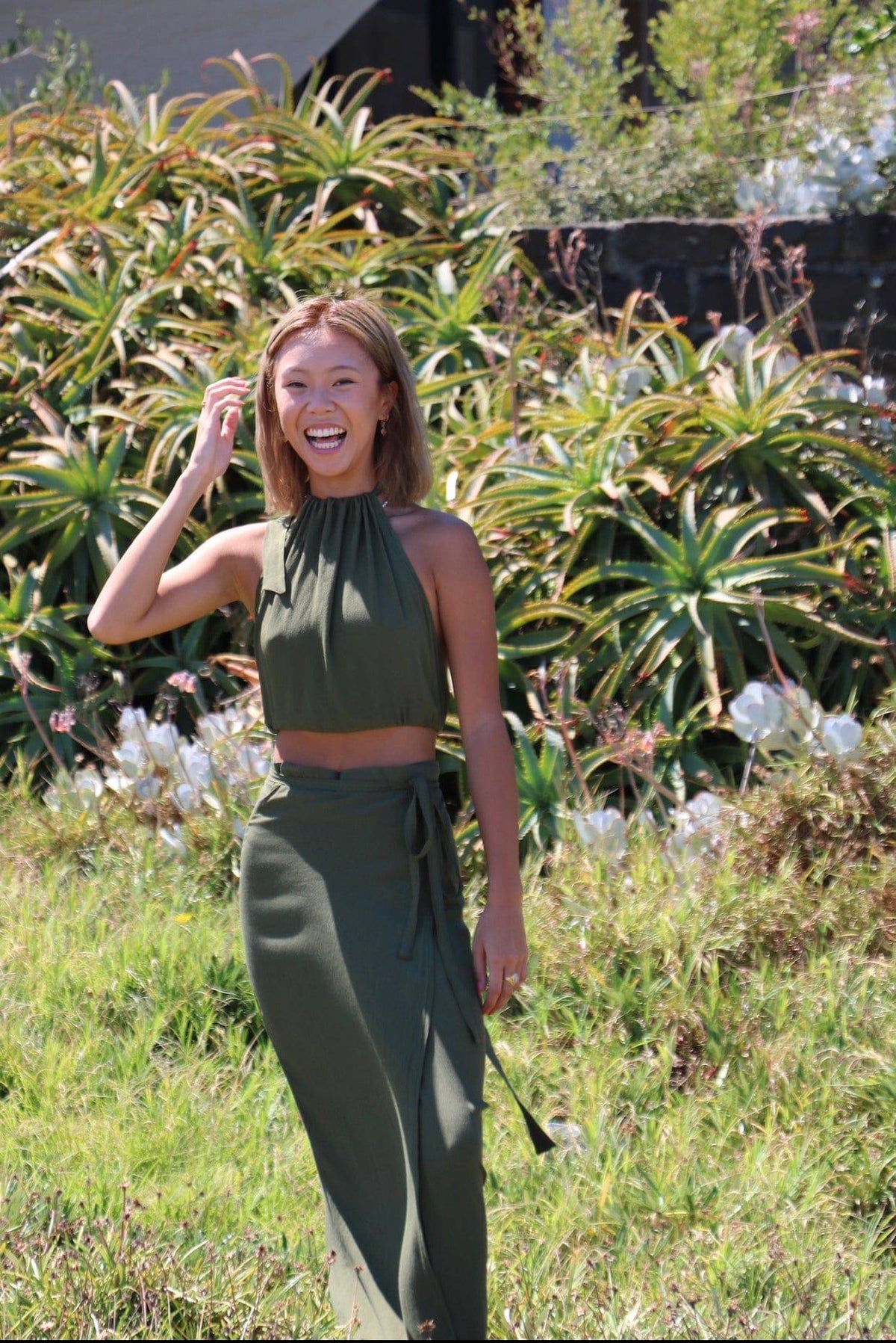 Zahara Top ~ Capulet Olive - Waev Sports