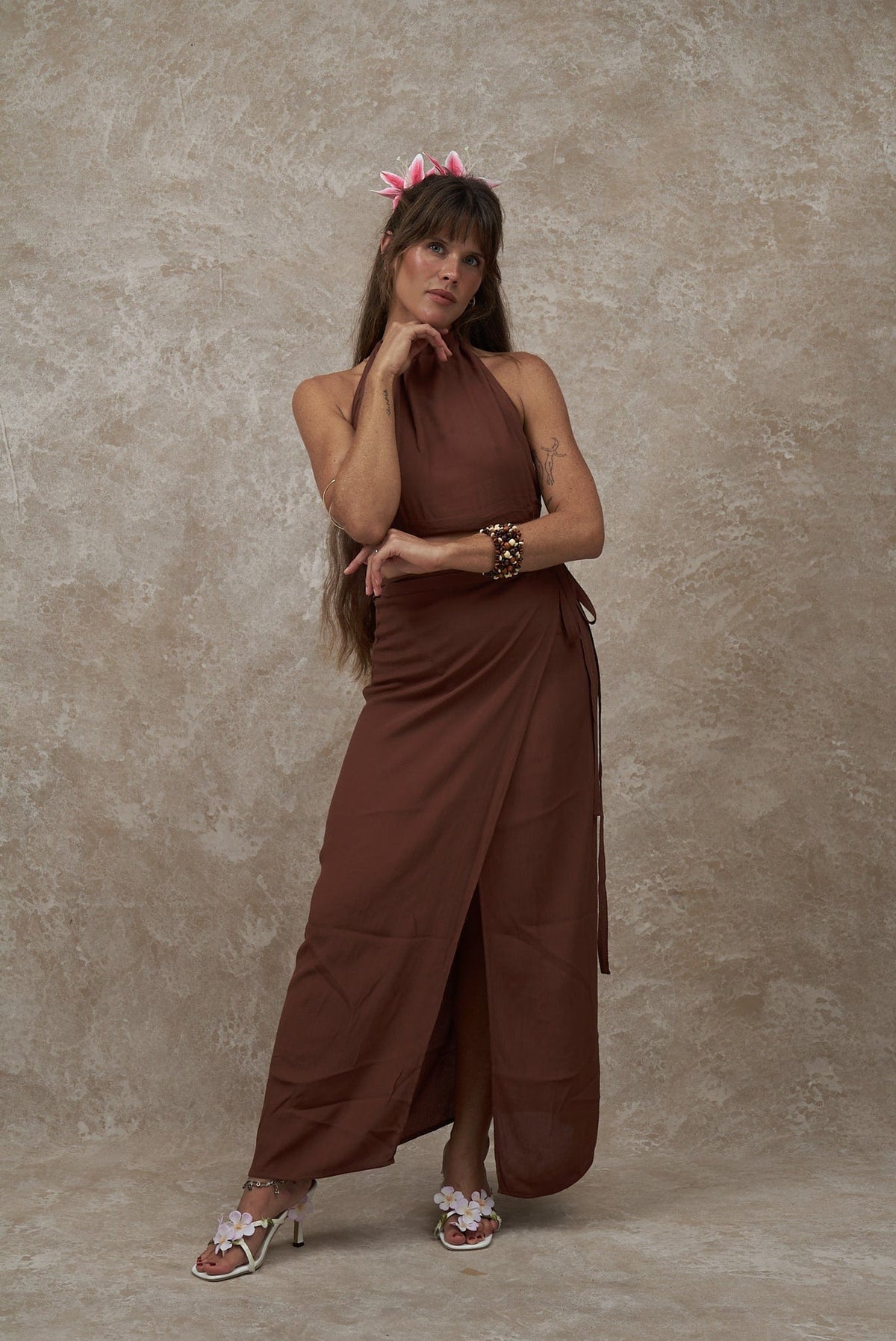 Zahara Top ~ Cocoa Brown - Waev Sports