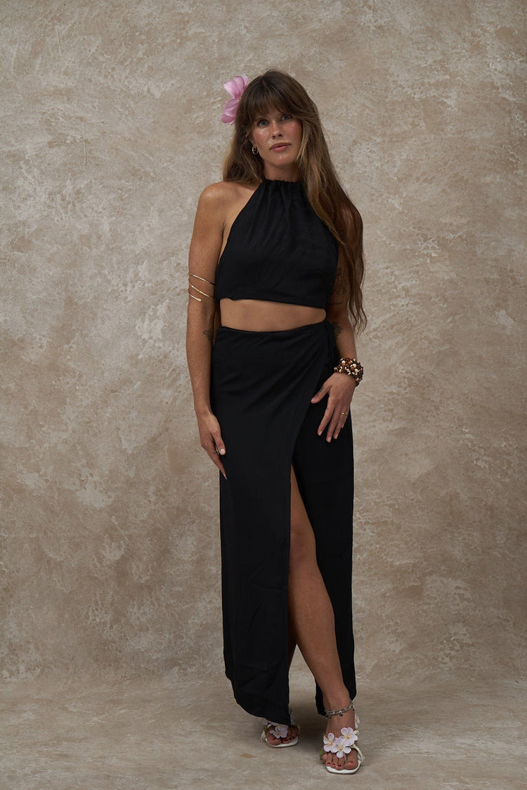 Zahara Skirt ~ Black - Waev Sports