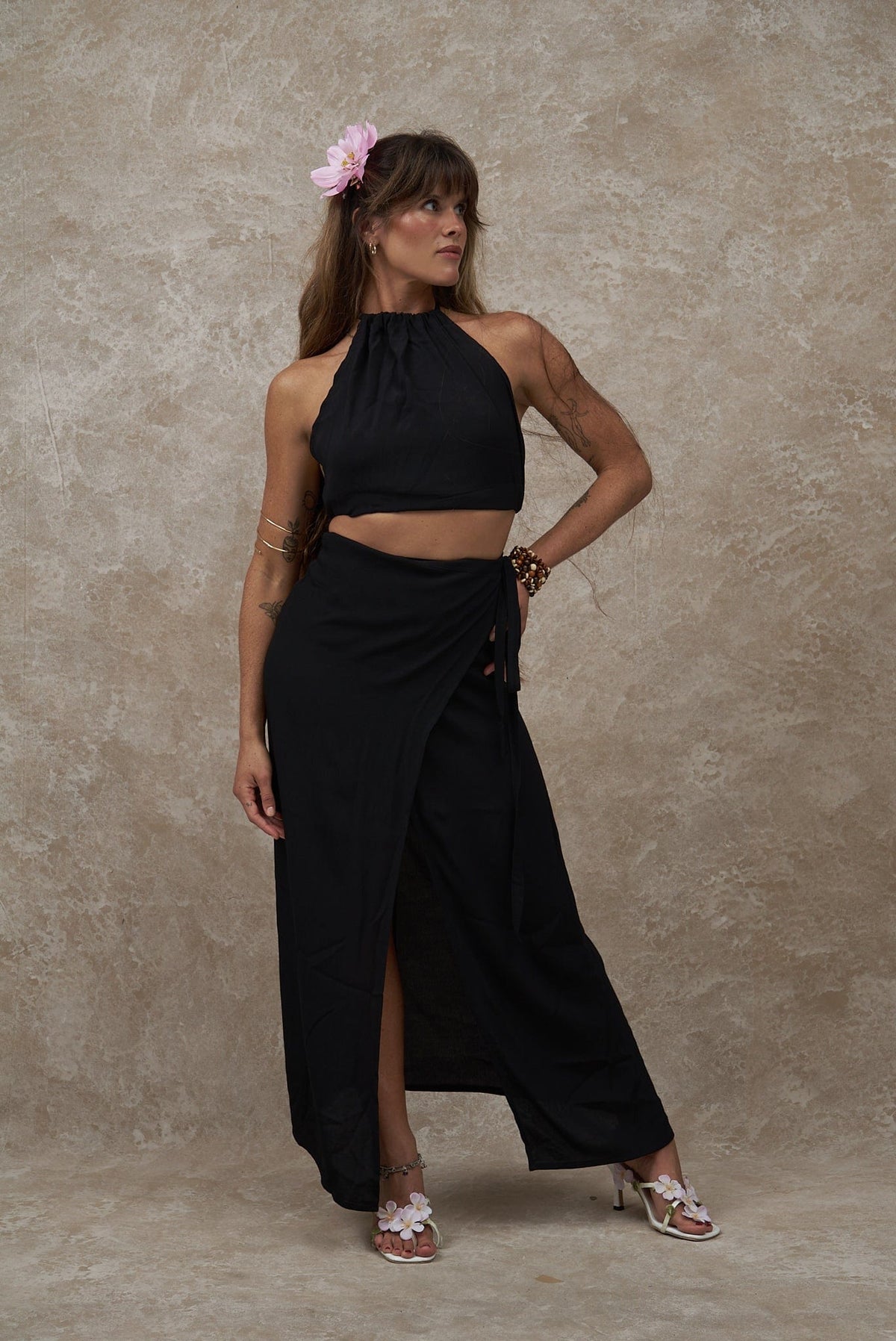 Zahara Skirt ~ Black - Waev Sports